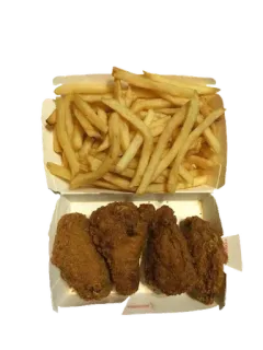 🍟 a2055645 kentang goreng, ayam goreng, makanan, fast food, makan siang, makan malam telegram sticker