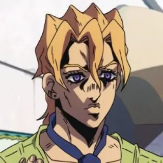 📒 be7ccb57 Guido Mista JoJo's Bizarre Adventure Аниме, Манга, ДжоДжо, JoJo's Bizarre Adventure, Персонаж, Портрет telegram sticker