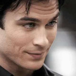 😈 2389622b Damon Salvatore The Vampire Diaries vampire, the vampire diaries, damon, tv show, ian somerhalder whatsapp sticker