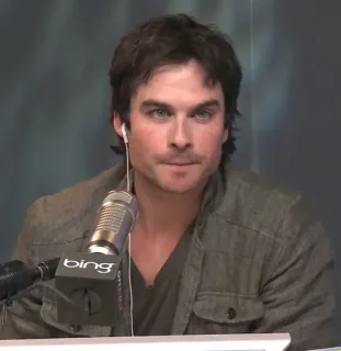 😐 4045551e Ian Somerhalder actor, male, tv, famous, celebrity whatsapp sticker