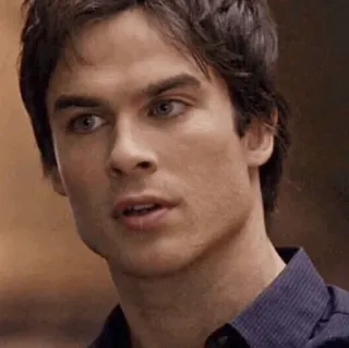 😳 69c5e248 Damon Salvatore The Vampire Diaries vampire, tv show, handsome, Ian Somerhalder, supernatural whatsapp sticker