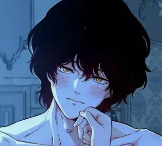 🫐 1bbaf8bb Mann, Porträt, Anime, Manga whatsapp sticker