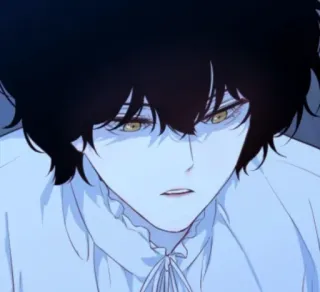 🫐 ace19c36 Mann, Anime, Cartoon, Männlich, Porträt, Gesicht, Figur whatsapp sticker