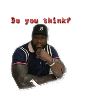 50 Cent whatsapp stickers