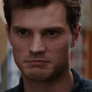 🍂 256e34ed Christian Grey Fifty Shades of Grey đàn ông, nghiêm túc, phim, 50 sắc thái telegram sticker