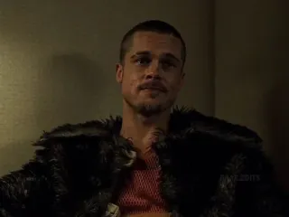 🧼 9c76b012 Tyler Durden Fight Club брэд питт, бойцовский клуб, тайлер дерден, фильм, насилие whatsapp sticker