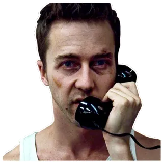 😎 2cc2a1ac Fight Club Fight Club, Edward Norton, bạo lực, phim, điện thoại telegram sticker