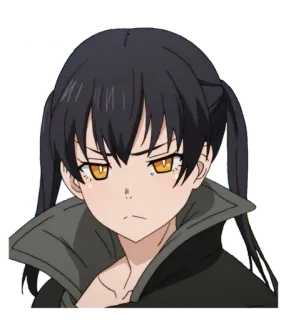 😒 7df3981c Maki Oze Fire Force anime, Fire Force, Maki Oze, carino, cartone animato whatsapp sticker