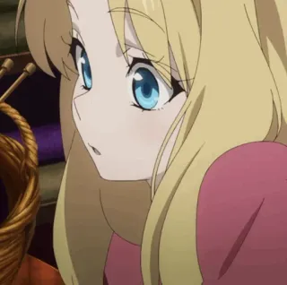 🦋 3c0d6bd7 Anime, ragazza, bionda, carina, cartone animato telegram sticker