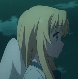 🐬 47b0445b Anime, Angelo, Ragazza, Cartone animato telegram sticker