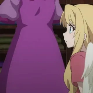 🐬 57f785a5 Anime, Ragazza, Ali, Personaggio, Capelli biondi telegram sticker