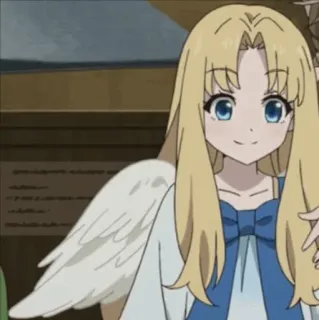 🌈 af40343d Filo The Rising of the Shield Hero Anime, Filo, The Rising of the Shield Hero, Personaggio, Bionda, Ali, Carina, Ragazza telegram sticker