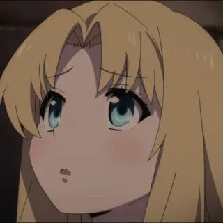 🦋 c76c438d Anime, Ragazza, Personaggio, Capelli biondi, Carino, Ritratto telegram sticker