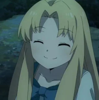 🥚 e59c936e Anime, Carino, Ragazza, Sorriso, Cartone animato telegram sticker