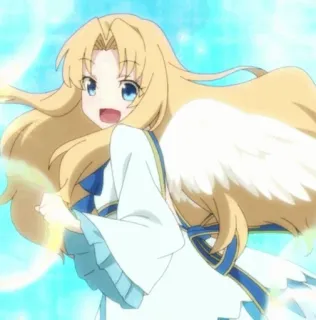 🐬 f2668b20 Anime, Ragazza, Personaggio, Ali telegram sticker