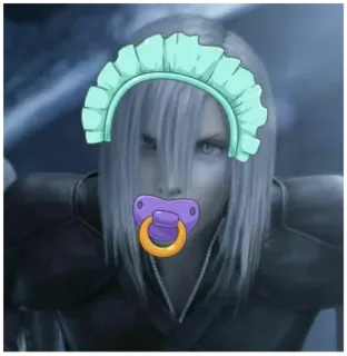 ✨ f8d07315 Sephiroth Sephiroth, Final Fantasy, Speen, Meid hoofddeksel, Personage, Anime whatsapp sticker