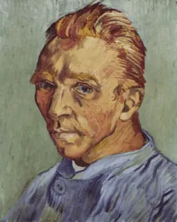 🌷 616f6f34 Vincent van Gogh painting, portrait, van Gogh, artist, art, self-portrait telegram sticker