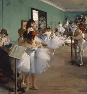 🌷 8691761c ballet, dance, art, painting, ballerinas, dance class, Edgar Degas telegram sticker