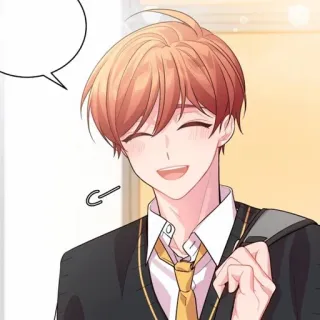 😄 89aaa729 Anime, Manga, Schule, Junge, Lächeln, Cartoon whatsapp sticker