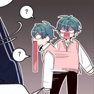 ⁉️ a221219b schockiert, Überraschung, Anime, Cartoon whatsapp sticker