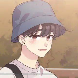 😊 c5828670 Anime, Cartoon, Figur, Junge, Anglerhut whatsapp sticker