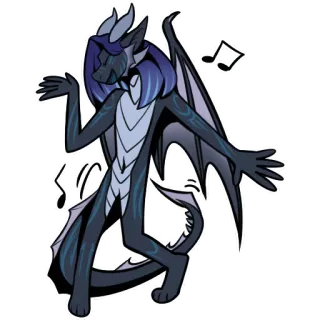 🥳 438d0639 rồng, nhảy, furry, anthro, sinh vật, hoạt hình telegram sticker