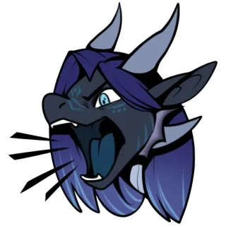 🤬 54d049f8 rồng, tức giận, sinh vật huyền thoại, phim hoạt hình, furry telegram sticker