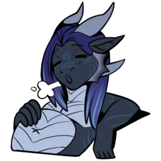 ☺️ b7cb01db rồng, quái vật, hình người, hoạt hình, fantasy, dễ thương telegram sticker