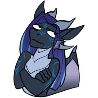 😒 cf9f6f04 hình dán, hoạt hình, rồng, furry telegram sticker