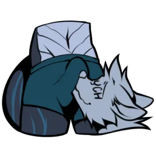 😛 ff800760 YCH Furry, Sói, Nhân hóa, Sticker, Phim hoạt hình telegram sticker