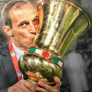 😘 3b1a587b mann, trophäe, pokal, feier telegram sticker