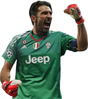 💪 a5115421 Jeep Fußball, Football, Sportler, Torwart, Sport, Trikot, Gianluigi Buffon telegram sticker