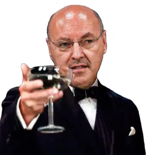 🍸 b7154aea Mann, Glas, Alkohol, Fliege, Anzug, Trinken telegram sticker