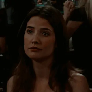 🍕 bd0152e8 Robin Scherbatsky How I Met Your Mother wanita, potret, Robin Scherbatsky, How I Met Your Mother whatsapp sticker