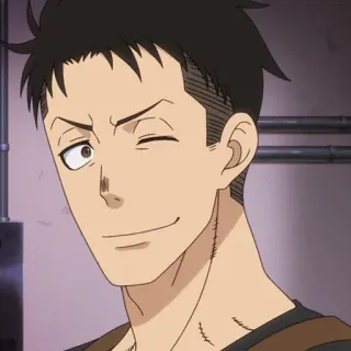 🧯 69bfcf50 Takehisa Hinawa Fire Force Anime, Fire Force, Takehisa Hinawa, Knipogen telegram sticker