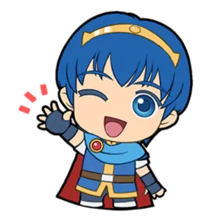 😜 2d3212c5 Marth Fire Emblem Anime, Manga, Videogioco, Cartone animato, Nintendo whatsapp sticker
