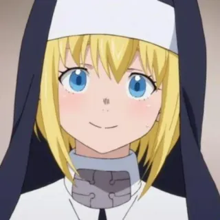 💛 40e63706 Iris Fire Force Anime, Charakter, Fire Force, Iris, Nonne telegram sticker