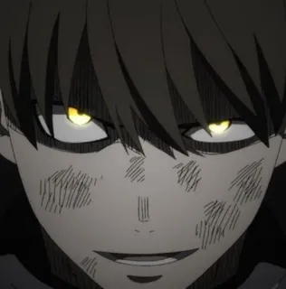 🖤 43325423 Anime, Manga, Fire Force, Wütend telegram sticker