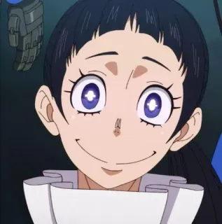 💙 75096393 Hinata Anime, Charakter, lächelnd, süß, Mädchen telegram sticker