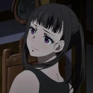 💜 ae92430f Maki Oze Fire Force Anime, Fire Force, Maki Oze, Charakter, Frau telegram sticker