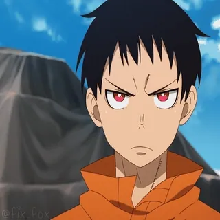 👊 944f6146 Shinra Kusakabe Fire Force Anime, Fire Force, Shinra Kusakabe, Shonen, Zeichentrick, Animation telegram sticker