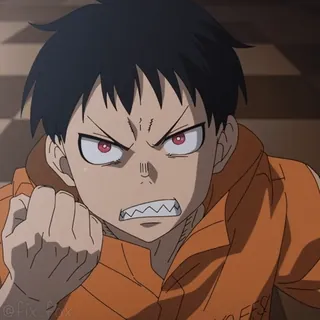 🤬 f7b8af28 Shinra Kusakabe Fire Force Anime, Fire Force, Shinra, Shinra Kusakabe, Wütend, Charakter telegram sticker
