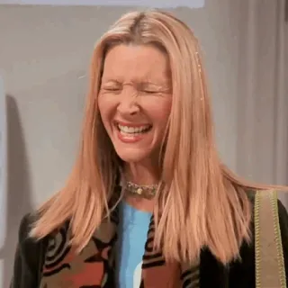 😬 39ace54d Phoebe Buffay Friends fernsehserie, sitcom, lachen, lustig, komödie, friends serie, phoebe telegram sticker