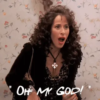 😱 8c56726c Oh my God! geschockt, Frau, Ausdruck, Oh mein Gott, Drama, Überraschung telegram sticker