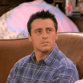 😤 aac7e729 Joey Tribbiani Friends joey, tribbiani, friends, fernsehserie, sitcom, matt leblanc telegram sticker
