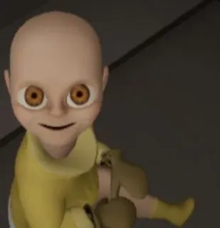 🌟 bc5b08d6 Bebè, Inquietante, Cartone animato, Spaventoso, Horror telegram sticker