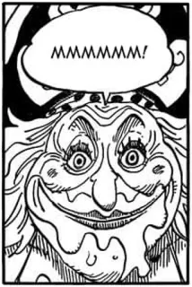 🤤 6b420434 Big Mom One Piece MMMMMMM! Big Mom, One Piece, Anime, Manga, Personnage, Méchant whatsapp sticker