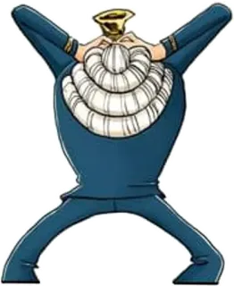 🎷 80bfdff6 Whitey Bay One Piece Anime, One Piece, Personnage, Pirate, Whitey Bay whatsapp sticker