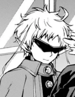 😎 28f1b678 Anime, Manga, Elf, Karakter, Kacamata hitam, Karya seni, Ilustrasi telegram sticker