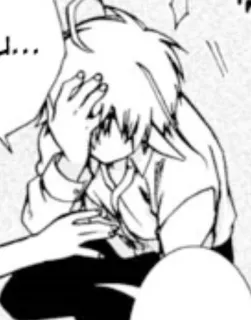 😎 29987a68 ... Anime, Manga, Karakter, Sedih, Kesal, Peri telegram sticker